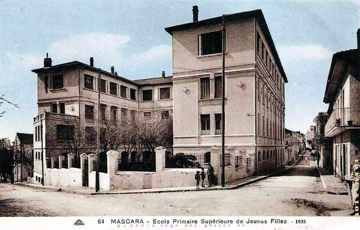 Mascara - Ecole primaire superieure de Jeunes Filles en 1935.jpg